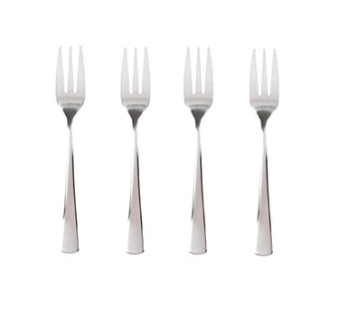 Invero Set mit 4 Mini-Dessert-Folk-Set, hochglanzpoliert, Besteck, Startergabel für Zuhause, Küche, Restaurants oder Bars, ideal für Desserts, Vorspeisen, Gebäck, Obstsalate und mehr, 15 cm im Sale